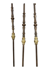 Maison Leon Van den Bogaert Ensemble D'outils De Cheminée De Château D'époque Régence De France