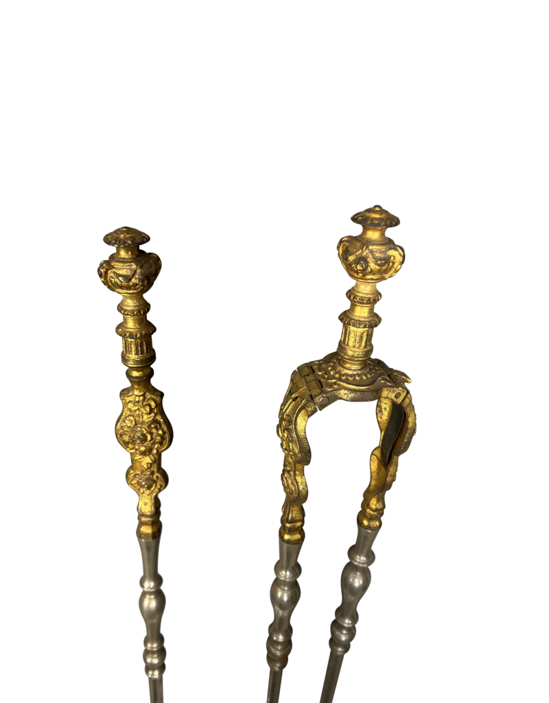 Maison Leon Van den Bogaert Rich Opulent Interior Design Fireside Tool Ensemble