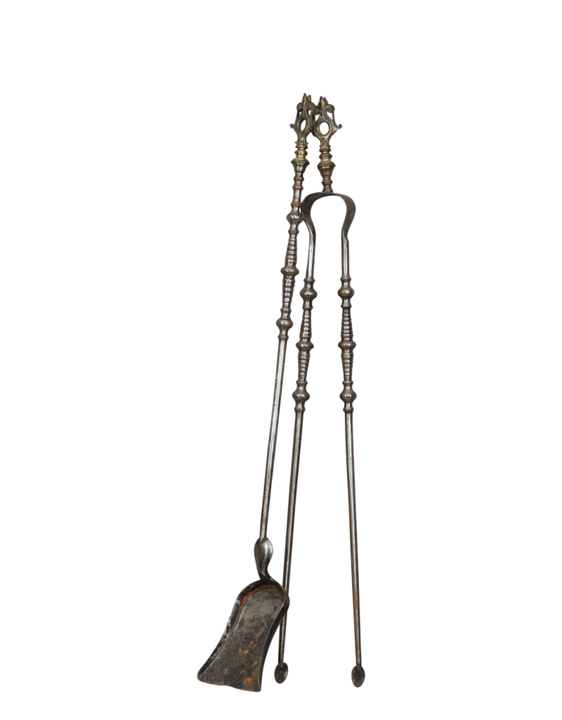 Maison Leon Van den Bogaert Juego De Herramientas Para Chimenea Francesa