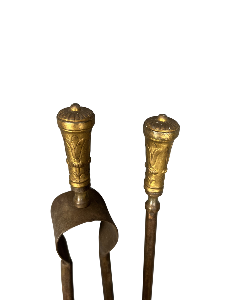 Maison Leon Van den Bogaert Luxury French Fireplace Tool Set From The 19Th Century
