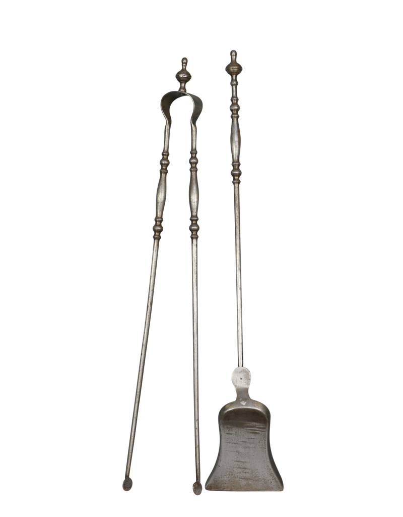 Maison Leon Van den Bogaert Elegant French 19Th Century Period Fireplace Accessoires Tools