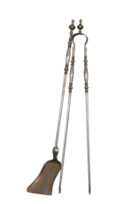 Maison Leon Van den Bogaert Elegant French 19Th Century Period Fireplace Accessoires Tools