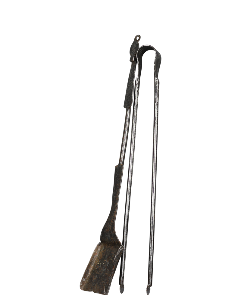 Maison Leon Van den Bogaert Ensemble D'outils De Cheminée De Chalet En Fer Forgé