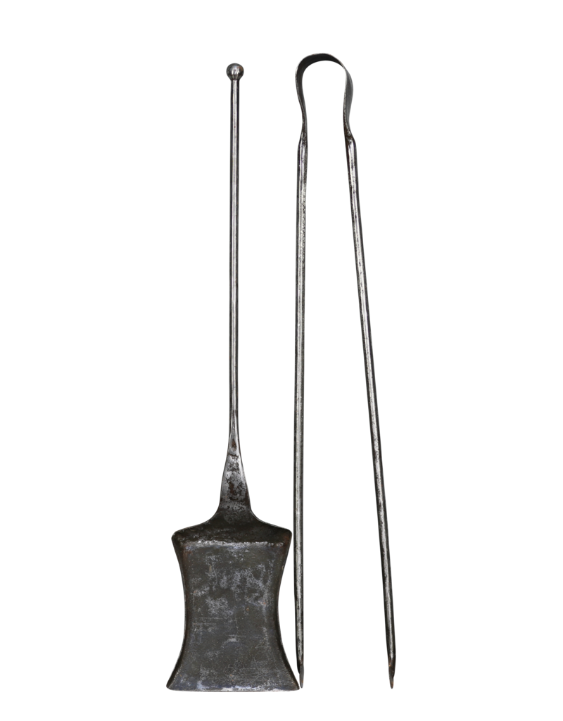 Maison Leon Van den Bogaert Herramientas Extra Pesadas Para Chimenea Del Siglo XVII, Procedentes De Francia