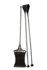 Maison Leon Van den Bogaert Ensemble D'outils De Cheminée De Cheminée Extra Lourds Du 17Ème Siècle De France