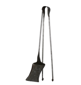 Maison Leon Van den Bogaert Extra Heavy 17Th Century Set Fireside Fireplace Tools From France