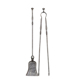 Maison Leon Van den Bogaert 19Th Century French Fireplace Tool Set