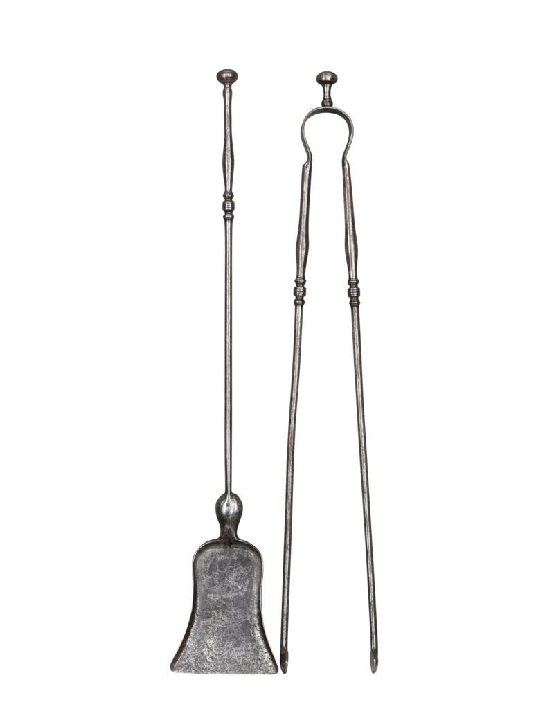 Maison Leon Van den Bogaert Französisches Kaminbesteck-set aus dem 19. Jahrhundert