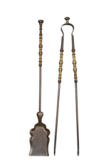 Maison Leon Van den Bogaert Holland Fireplace Side Tool Set From The Late 18Th Century Period.