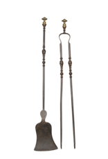 Maison Leon Van den Bogaert Conjunto De Herramientas Para Chimenea De Época Directorio Con Detalle De Latón
