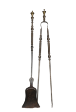 Maison Leon Van den Bogaert Juego De Herramientas Para Chimenea Antiguo