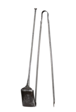 Maison Leon Van den Bogaert Ensemble D'outils De Cheminée En Fer Forgé D'époque 17Ème