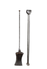 Maison Leon Van den Bogaert Ensemble D'outils De Cheminée En Acier Du 17Ème Siècle