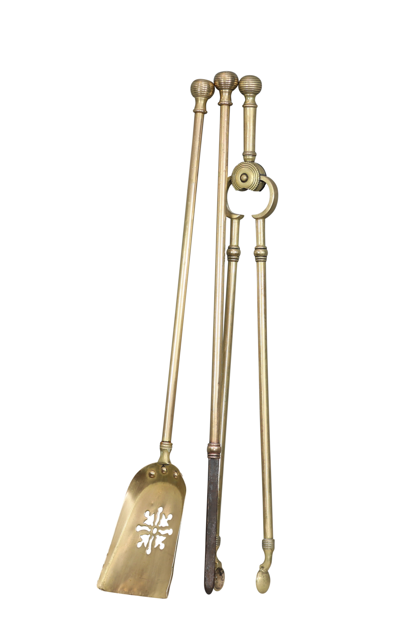 Valet de cheminée laiton - Réf. - Idées cadeaux - Serviteurs de cheminée - Votre spécialiste de Poêles Scandinave