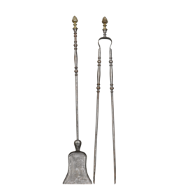 Maison Leon Van den Bogaert Luxuriöses viktorianisches Kaminbesteck-Set mit Messing