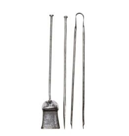 Maison Leon Van den Bogaert Juego De 3 Herramientas Para Chimenea Del Siglo XVII