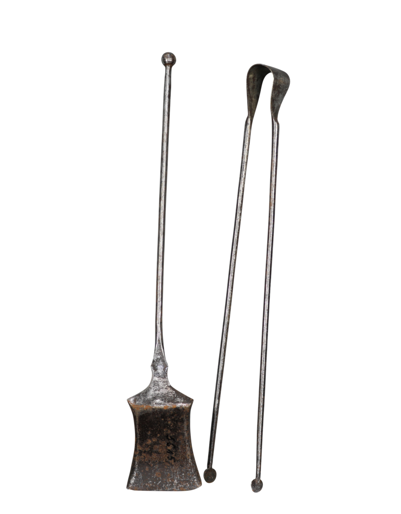 Maison Leon Van den Bogaert Outils D'appoint De Cheminée En Fer Forgé Du 17Ème Siècle Provenant De France