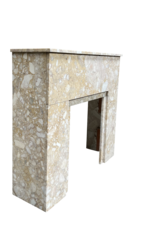 Maison Leon Van den Bogaert Art Deco Chimenea En Brêche Mármol