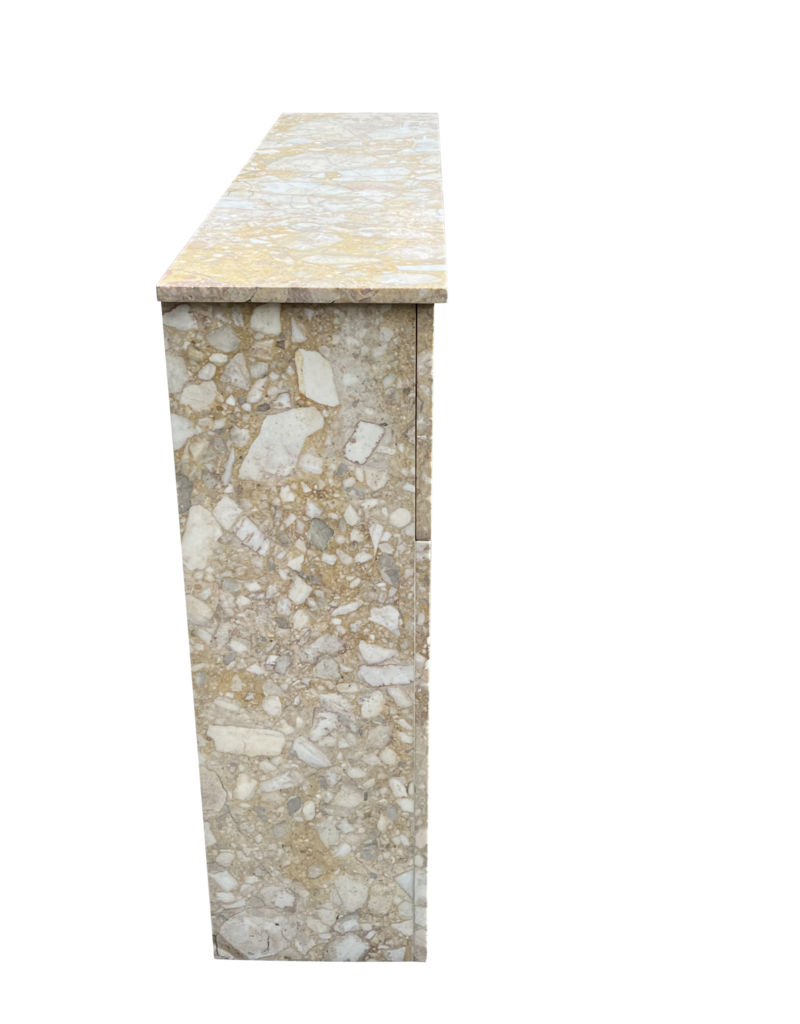 Maison Leon Van den Bogaert Art Deco Chimenea En Brêche Mármol
