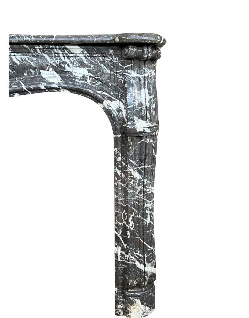 Maison Leon Van den Bogaert 18th Century Chic French Antique Fireplace Mantel