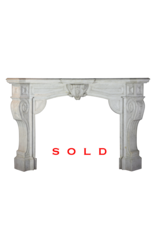 Belgian White Fireplace