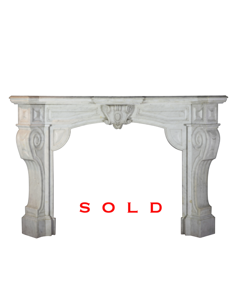 Belgian White Fireplace