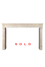 French Castle Stone Fireplace Surround