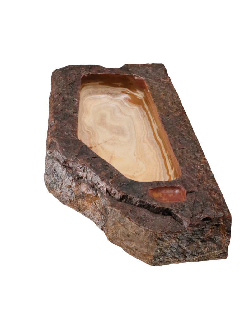 Maison Leon Van den Bogaert Onyx Brutalist Rustic Sink
