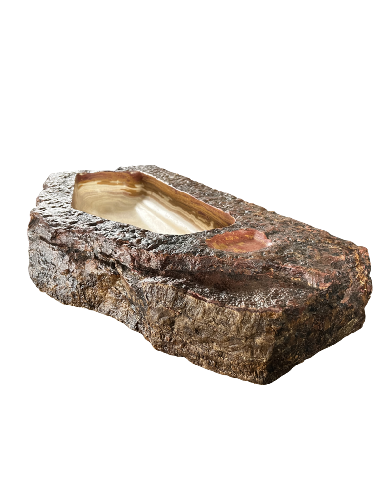 Maison Leon Van den Bogaert Onyx Brutalist Rustic Sink