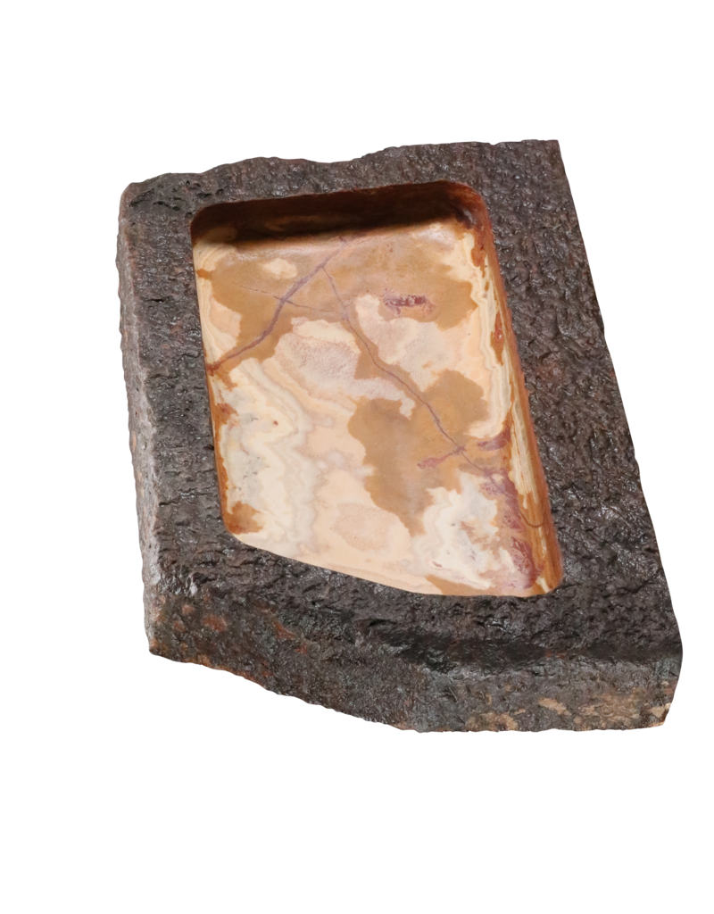 Maison Leon Van den Bogaert Onyx Rustic Brutalist Sink For Authentic Slow-Living Decor