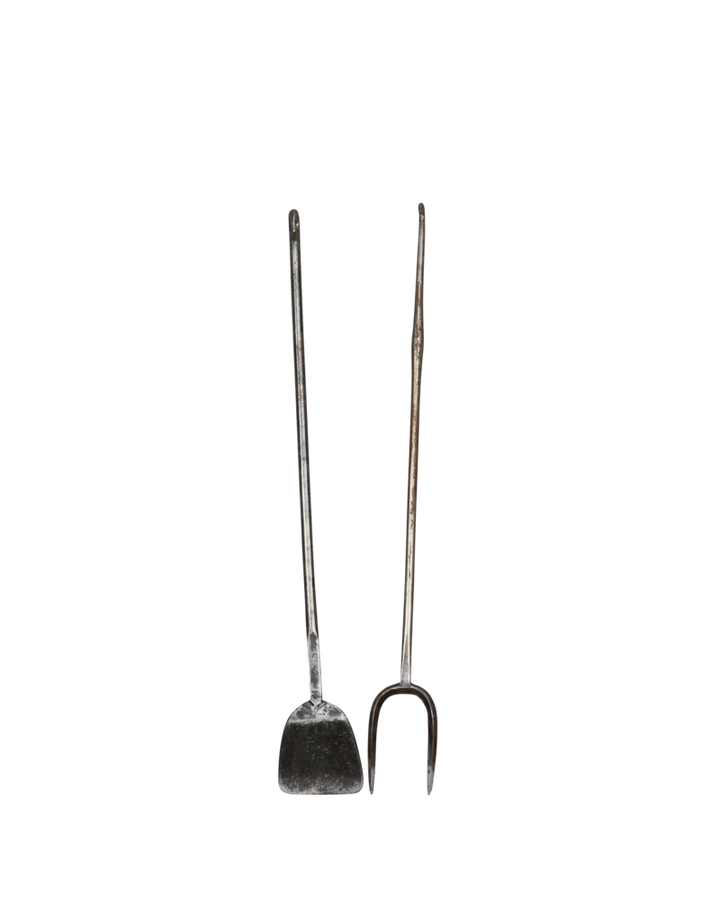 Maison Leon Van den Bogaert 17Th Century Period Fireplace Tools Set