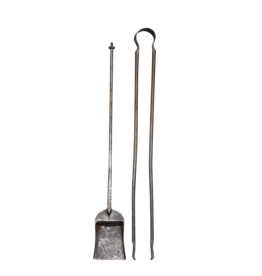 Slow-Living 17Th Century Wrought Iron Fireplace Tools
