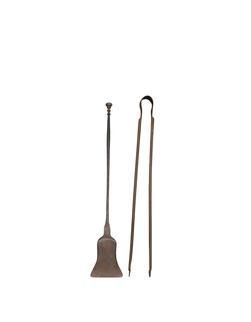Maison Leon Van den Bogaert Elégant Ensemble D'ustensiles De Cheminée Du 19Ème Siècle