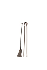 Maison Leon Van den Bogaert Elegante Juego De Herramientas Para Chimenea Del Siglo XIX