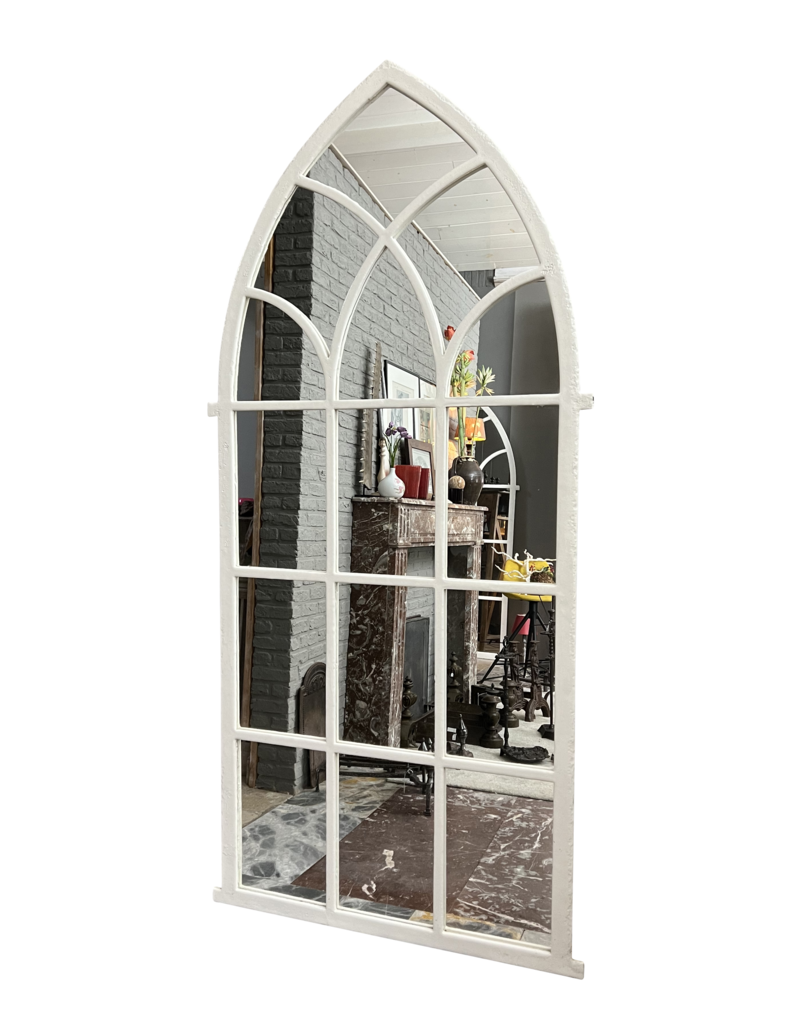 Maison Leon Van den Bogaert Gothic Cast-Iron Windows Element For Authentic Design
