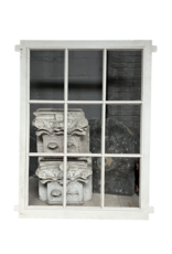 Maison Leon Van den Bogaert Antique Rectangular Cast-Iron Window Element