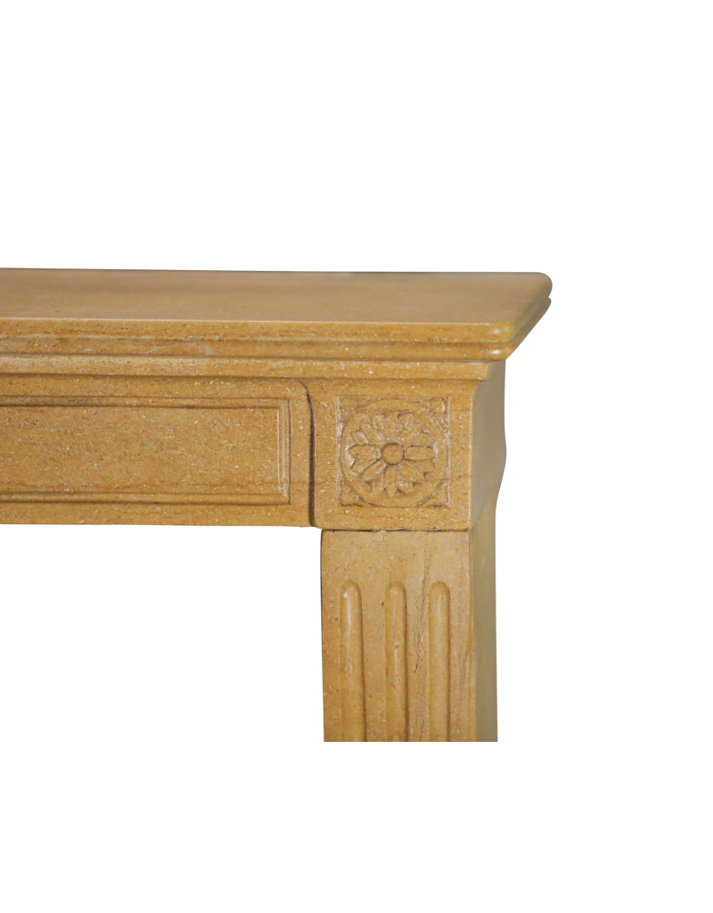 Elegant Louis XVI French Fireplace Surround For Timeless Living