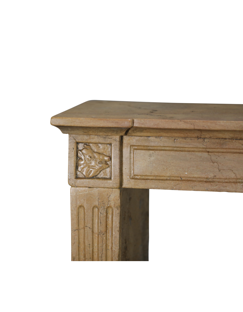 Directoire Period French Stone Fireplace Surround