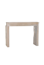 Bicolor Beige Timeless Stone Fireplace Surround From France