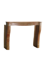 Maison Leon Van den Bogaert Elegant Vintage Fireplace Surround In French Stone