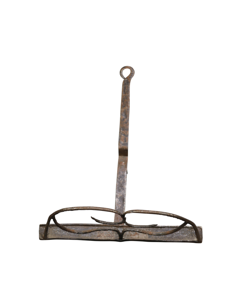 Maison Leon Van den Bogaert Porta Ollas Decorativo Para Chimenea Fabricado En Hierro Forjado