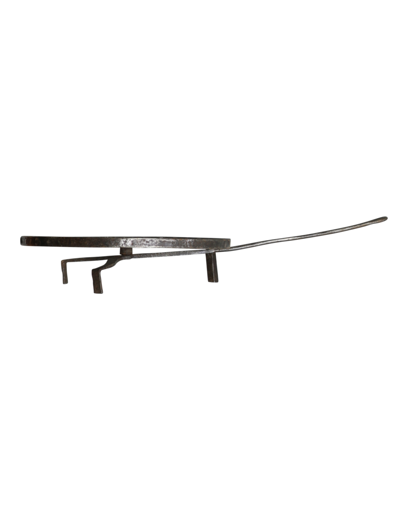 Maison Leon Van den Bogaert Fireplace Barbecue Grill In Wrought Iron