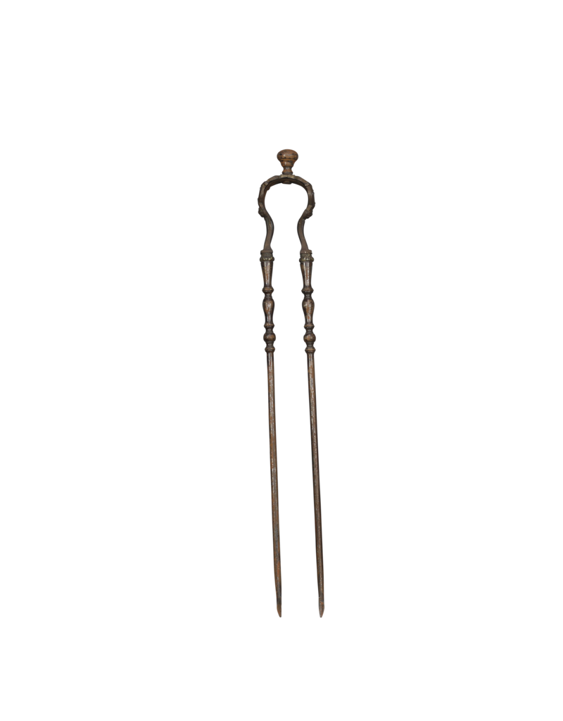 19Th Century Pair Of Fireplace Tongs