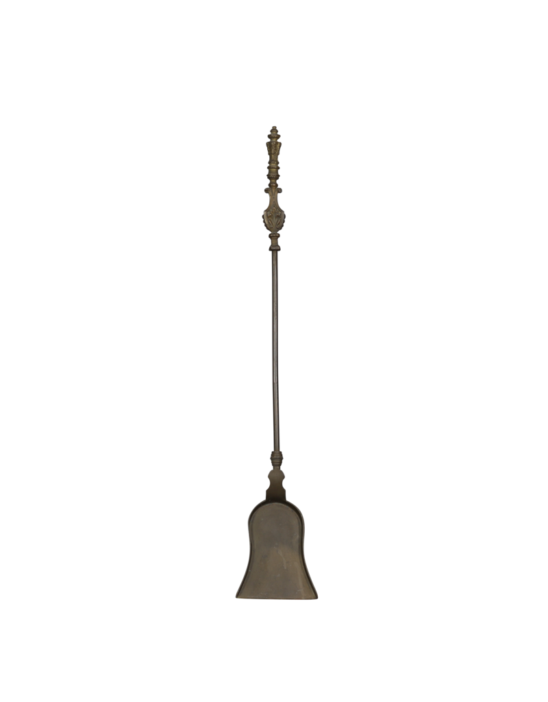 19Th Century Period Fireplace Shovel With Brass Details