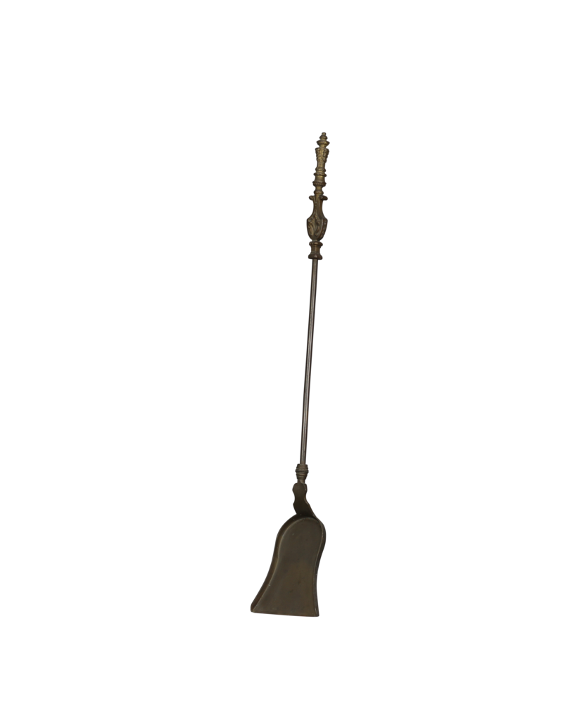 19Th Century Period Fireplace Shovel With Brass Details