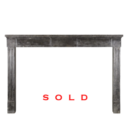 Maison Leon Van den Bogaert Chique Black Contrast Fireplace Surround