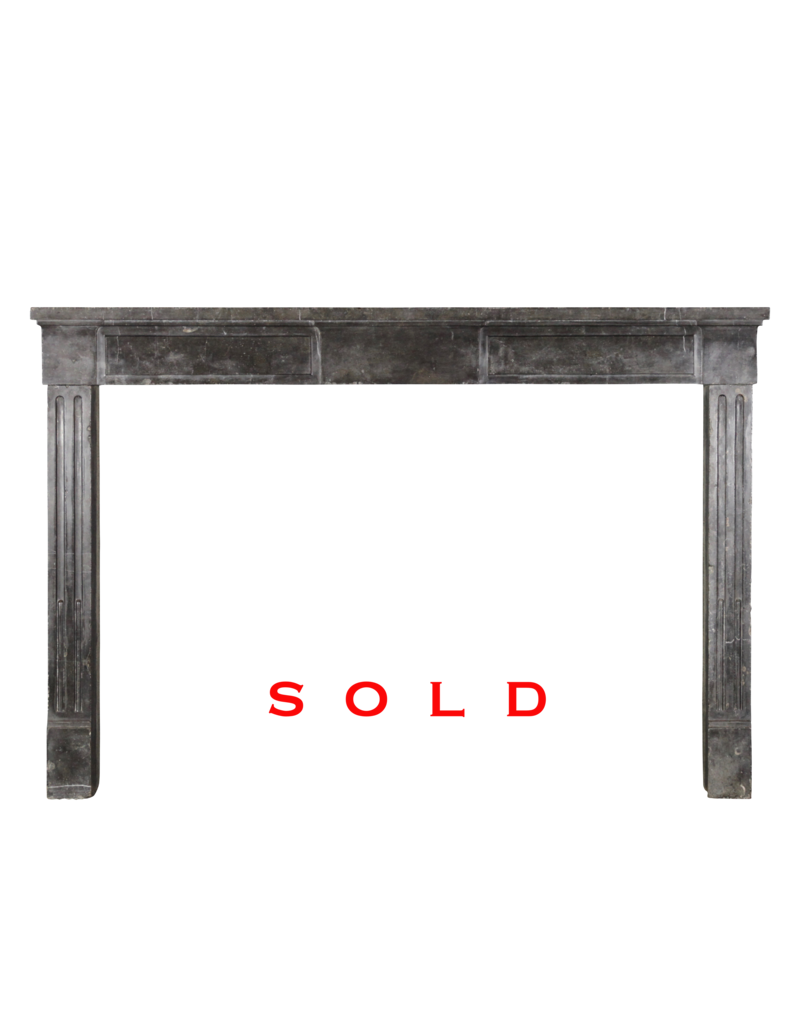 Maison Leon Van den Bogaert Chic Black Contrast Fireplace Surround