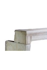 French Limestone Fireplace Surround In Limestone For Contemporary Living