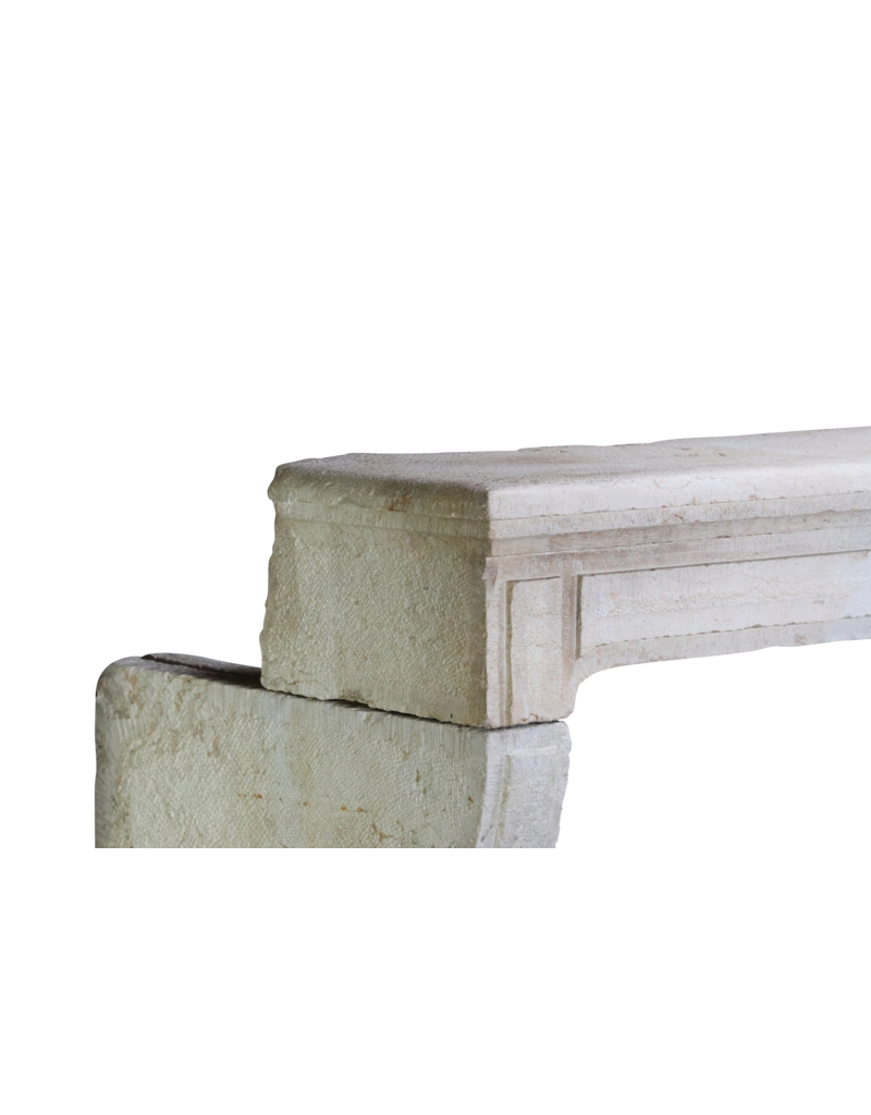 French Limestone Fireplace Surround In Limestone For Contemporary Living