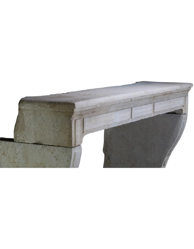 French Limestone Fireplace Surround In Limestone For Contemporary Living